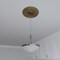 Ekena Millwork Baltimore PVC Ceiling Medallion (Canopies up to 6 1/2"), 16"OD x 3 1/2"ID x 1"P, Metallic Gold Rush CMP16BACGH - alternate 9